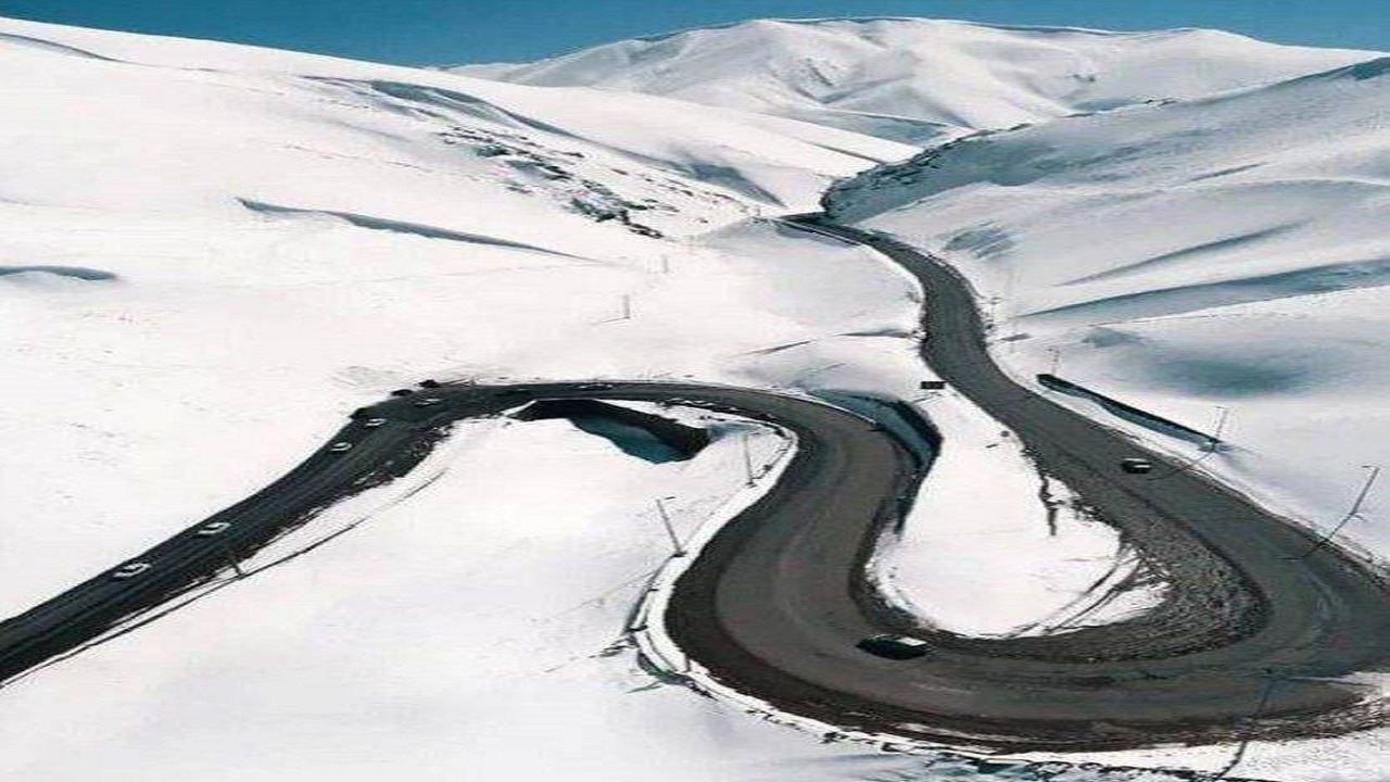 بارش برف و باران در راه‌های البرز
