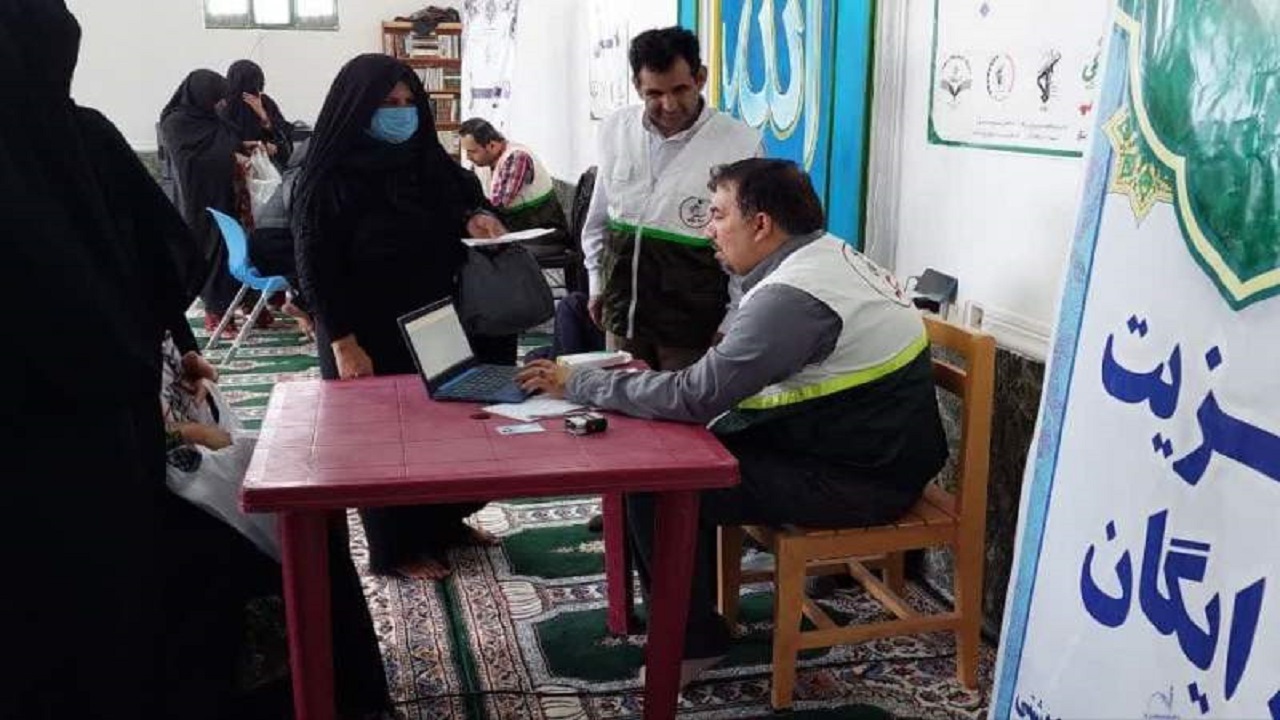 ارائه خدمات رایگان درمانی در مناطق محروم زاهدان