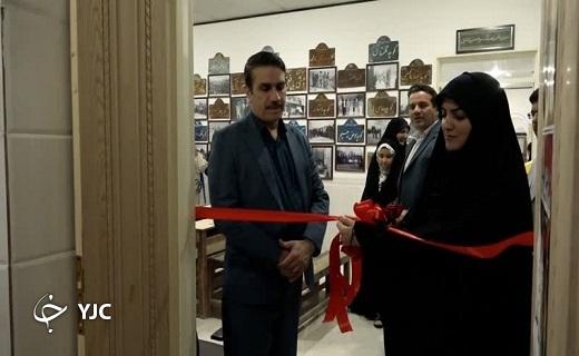 برپایی نمایشگاه نقاشی نگارستان آسمان در بافق+تصویر