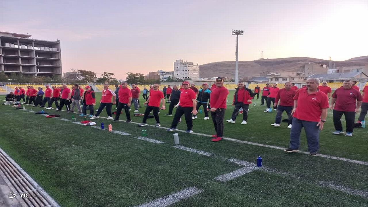 برگزاری همایش بزرگ ورزش صبحگاهی در مهاباد