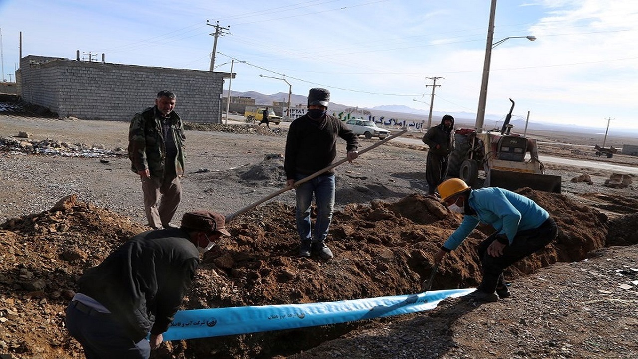 شبکه فرسوده توزیع آب در ۸ روستای تایباد اصلاح شد