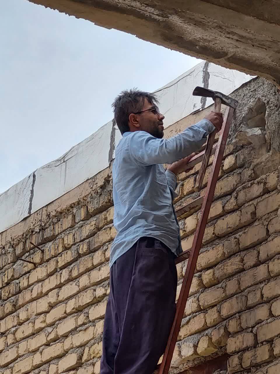 ساخت و مرمت توسط گروه جهادی