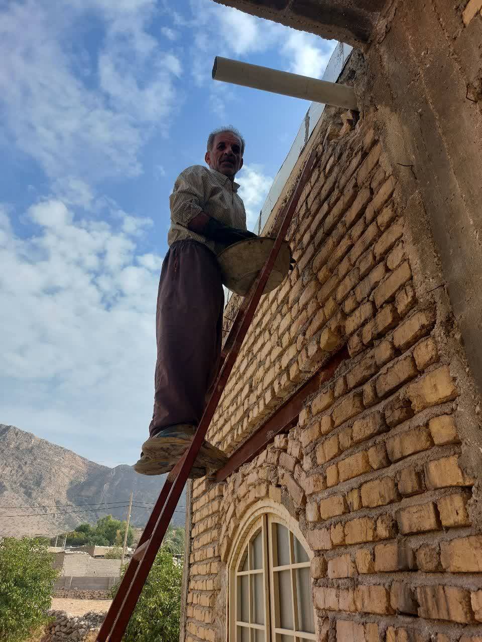 مرمت و ساخت مسجد در روستای الیف