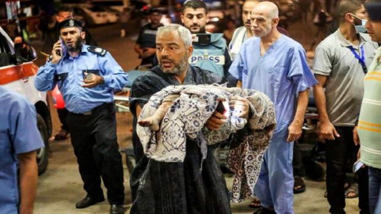بمباران بیمارستان غزه چگونه عادی‌سازی می‌شود؟ + فیلم