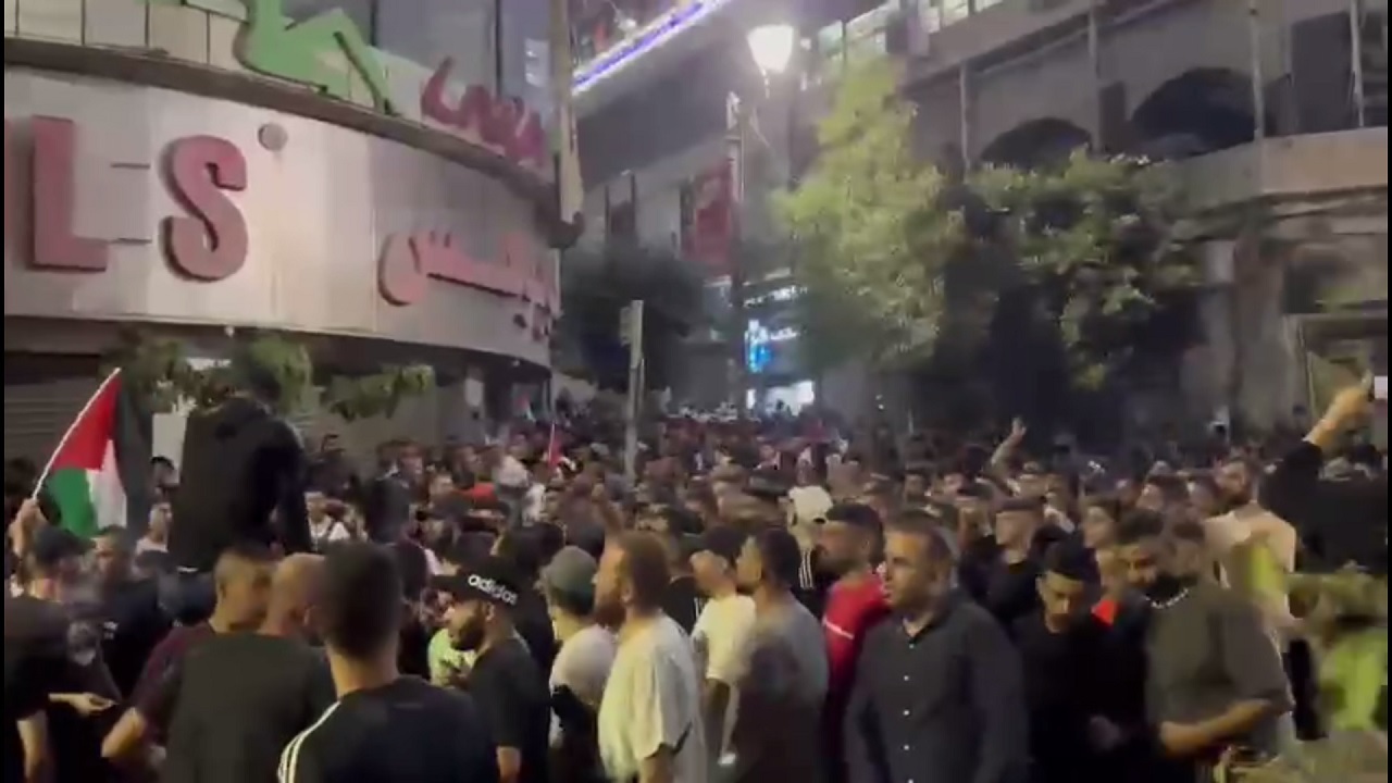 تجمعات فلسطینی‌ها در سراسر کرانه باختری در حمایت از غزه+ فیلم