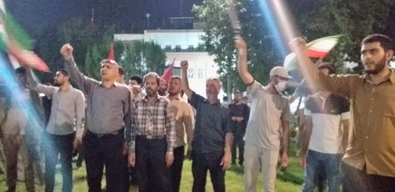 تجمع مردم بوشهر در حمایت از فلسطین