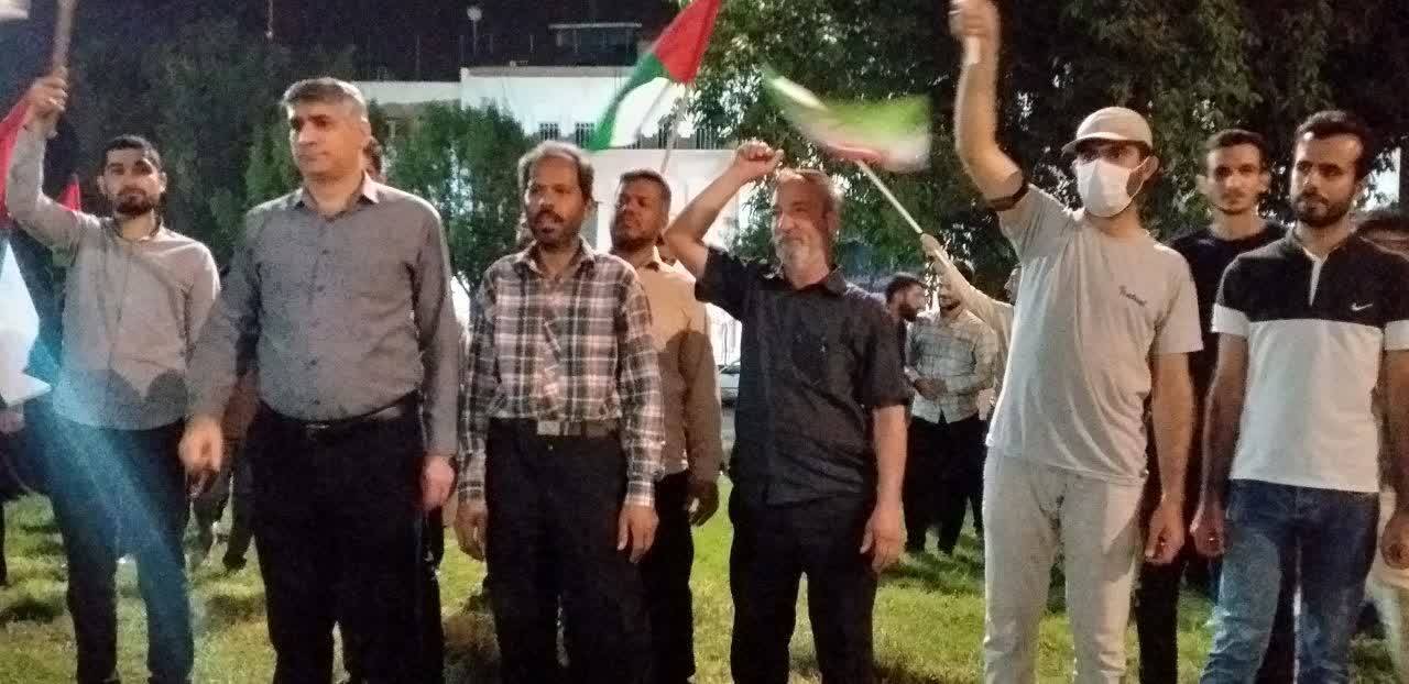 مراسم راهپیمایی در بوشهر
