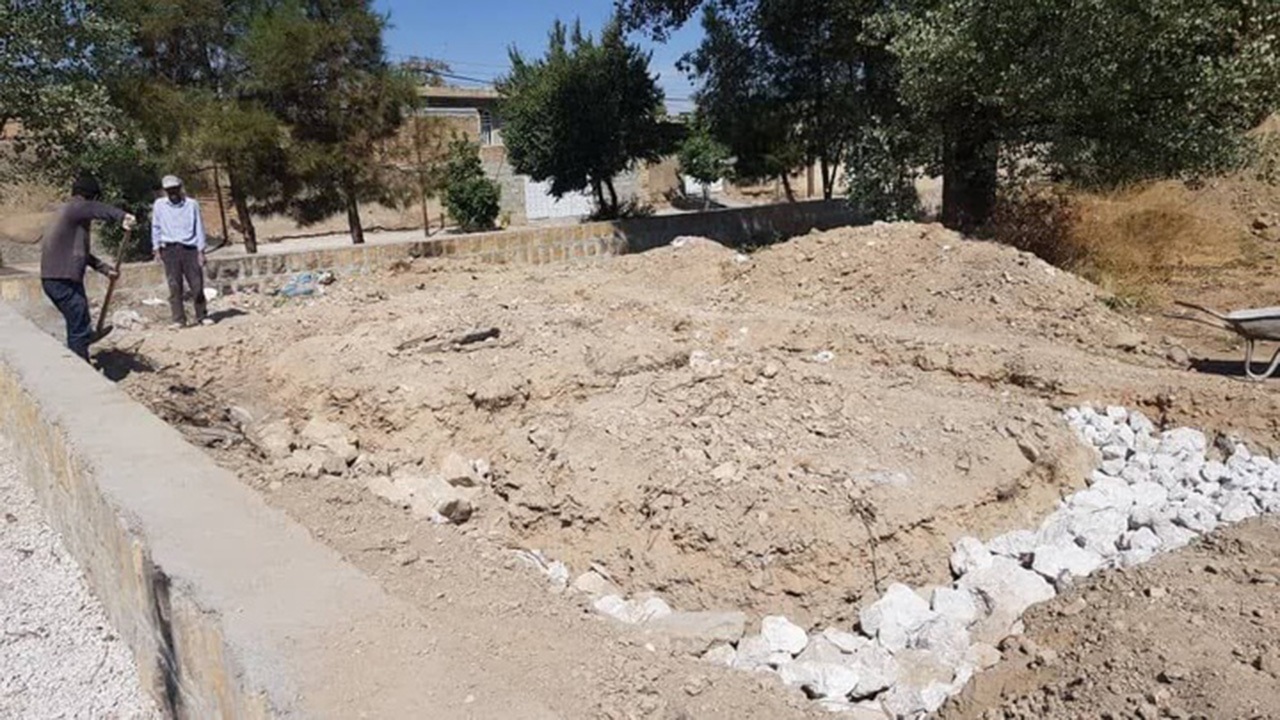 آغاز ساخت سرویس بهداشتی پل بند امیر در زرقان