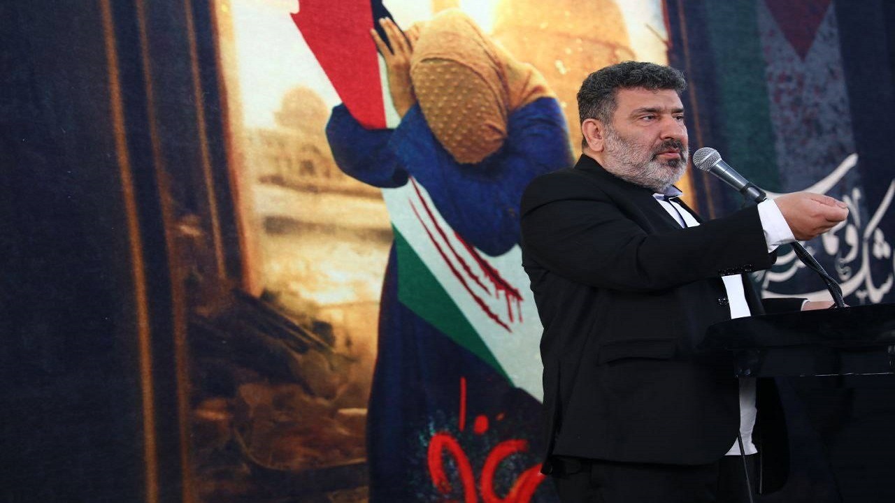 شعرخوانی سعید حدادیان برای فلسطین