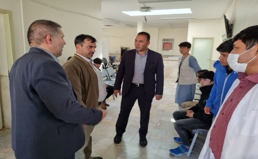 بازدید مدیرکل اتباع البرز از اردوگاه سنگ سفید