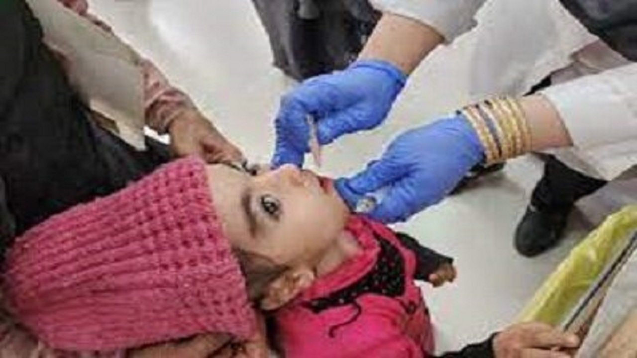 واکسینه شدن ۷۳ هزار و ۸۴۶  کودک زاهدانی بر علیه فلج اطفال