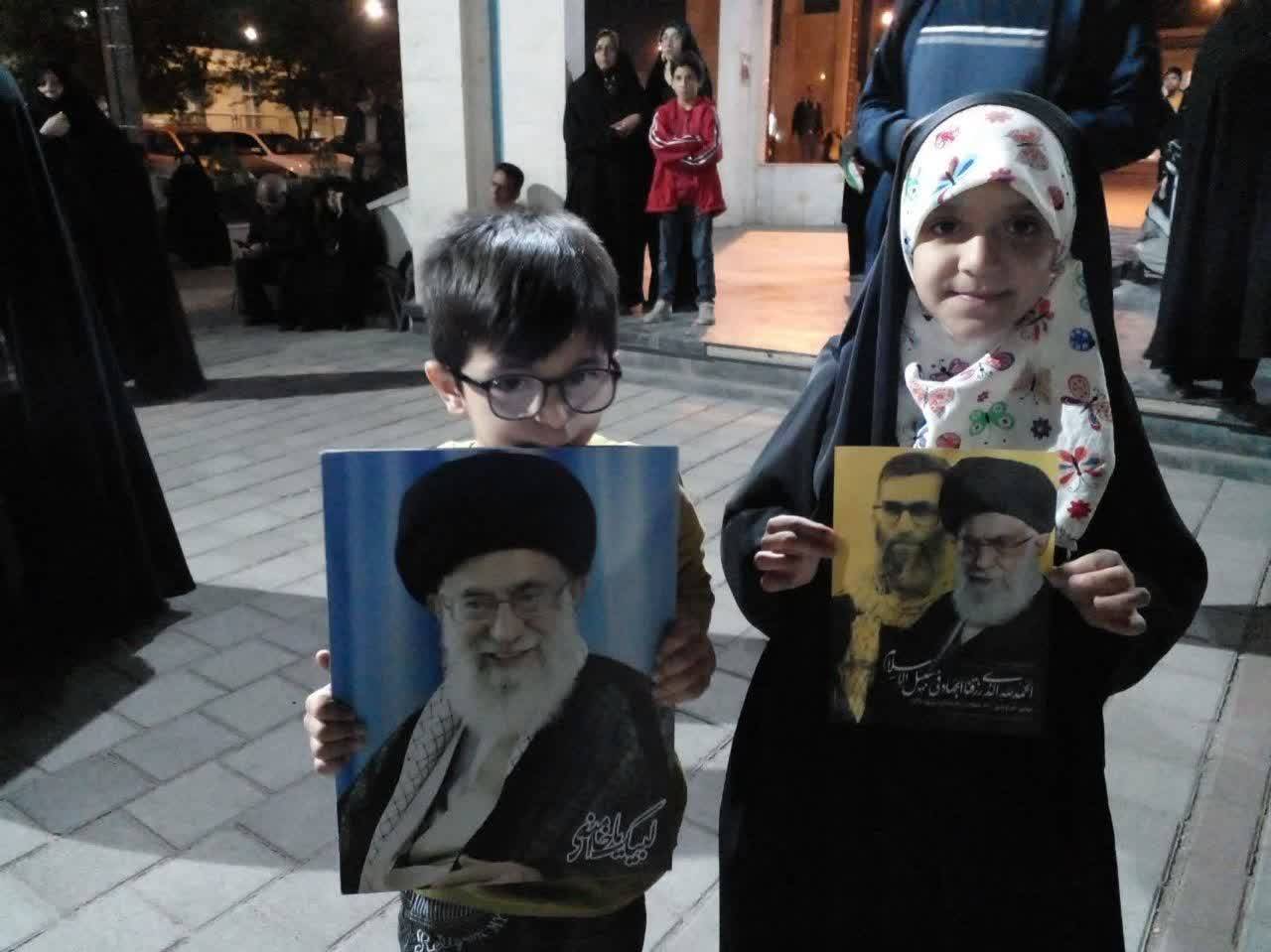 حضور کودکان در مراسم راهپیمایی