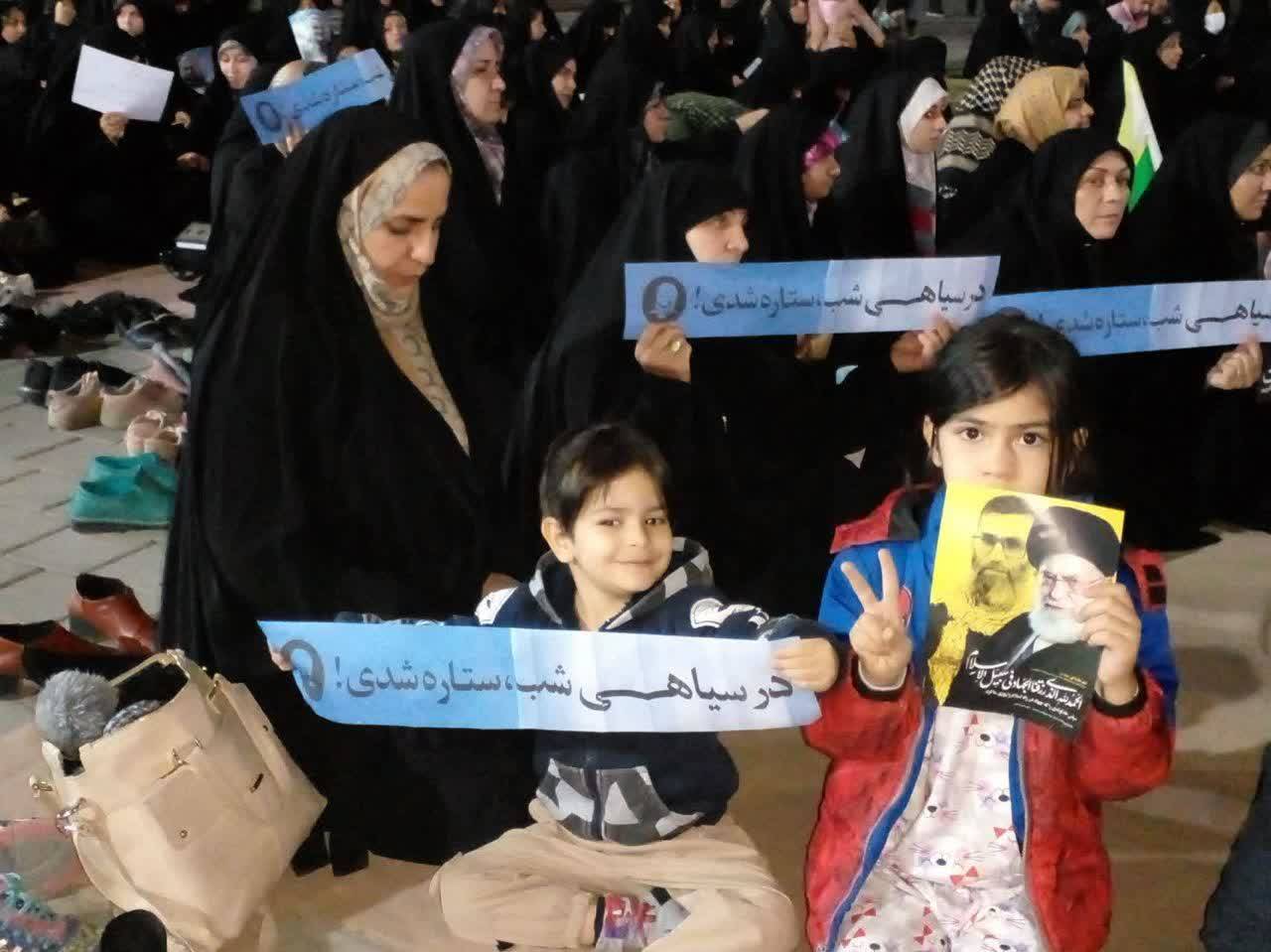 حضور کودکان در مراسم راهپیمایی
