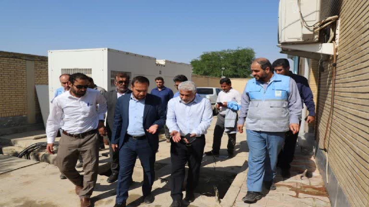 بازدیدمدیرکل مدیریت بحران خوزستان از زیرساخت‌ها و تاسیسات حوزه مدیریت سیلاب هندیجان