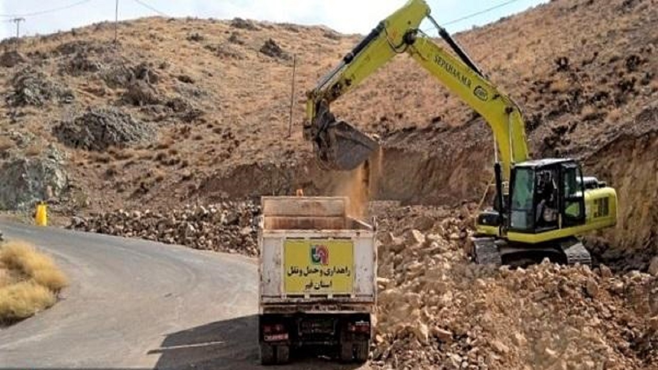 ایمن سازی محور روستایی کهندان شهرستان جعفرآباد قم