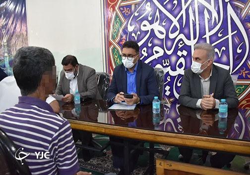میز خدمت رئیس کل دادگستری هرمزگان در زندان مرکزی بندرعباس