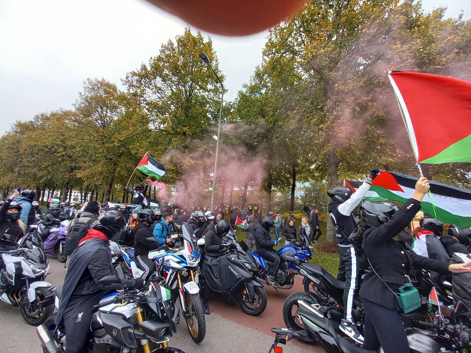 برگزاری مراسم راهپیمایی در لاهه هلند