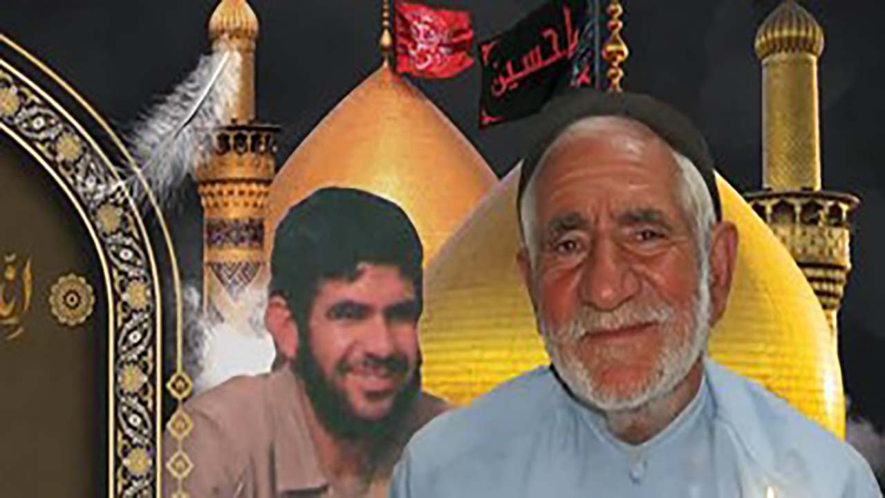 پیکر پدر سردار شهید صابری در شهرستان انار آرام گرفت