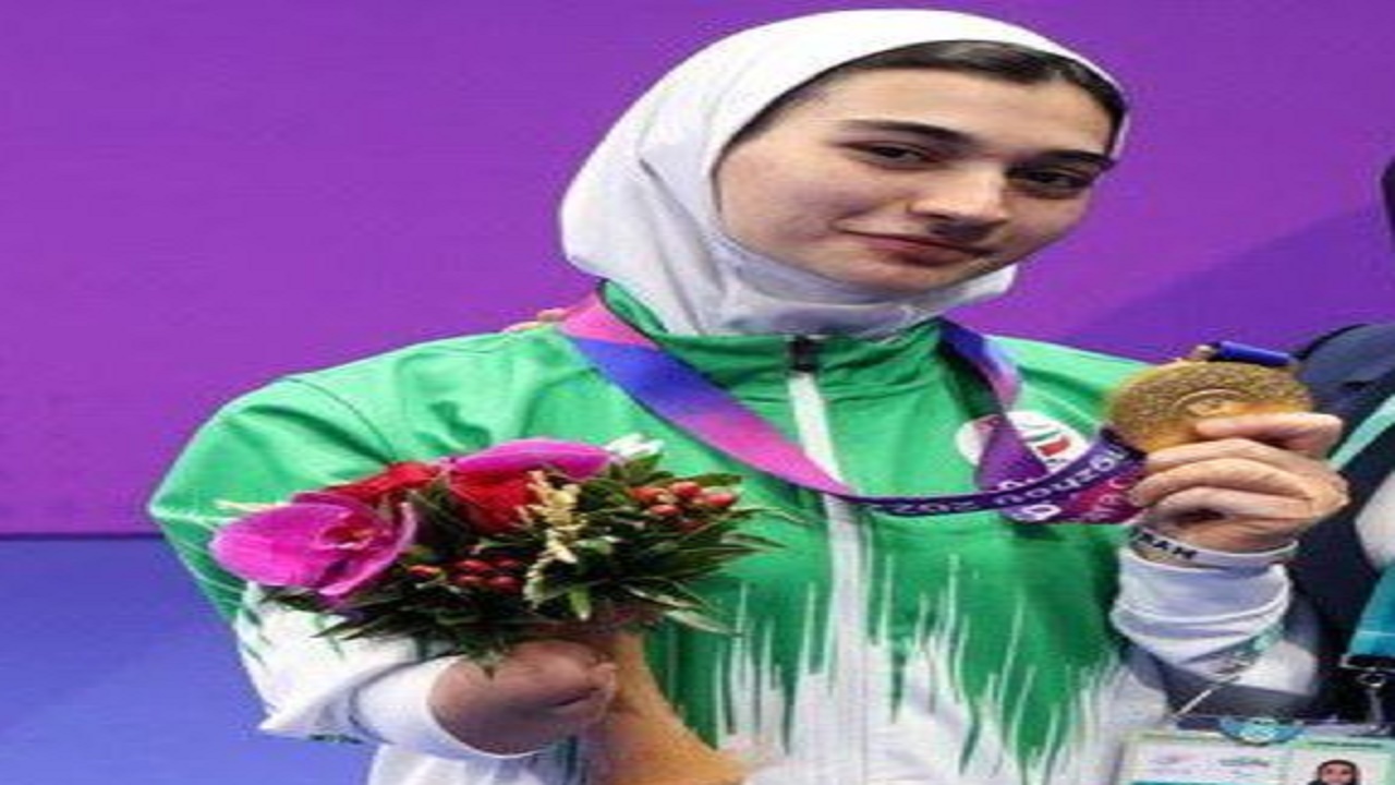 اهدای طلای پاراتکواندو بازی آسیایی به بانوان و کودکان شهید غزه