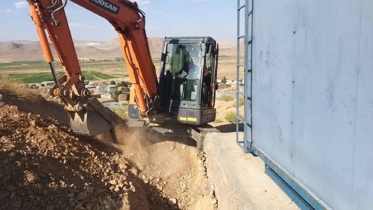 برخورداری جمعیت ۴۰۰ نفری روستای داخرجین از آب سالم و پایدار