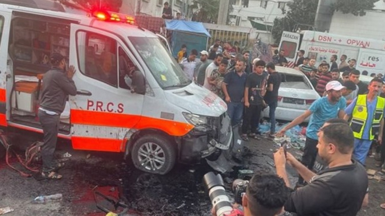 هلال احمر فلسطین: اسراییل مانع از حرکت آمبولانس‌ها برای تخلیه بیماران می‌شود