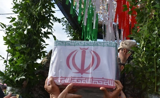 وداع مردم شهر&zwnj;های مینودشت و گالیکش با شهید مدافع حرم غلامعلی تولی