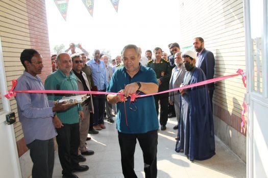 دبیرستان سه کلاسه خیرساز شهدای دشت خاک به بهره برداری رسید