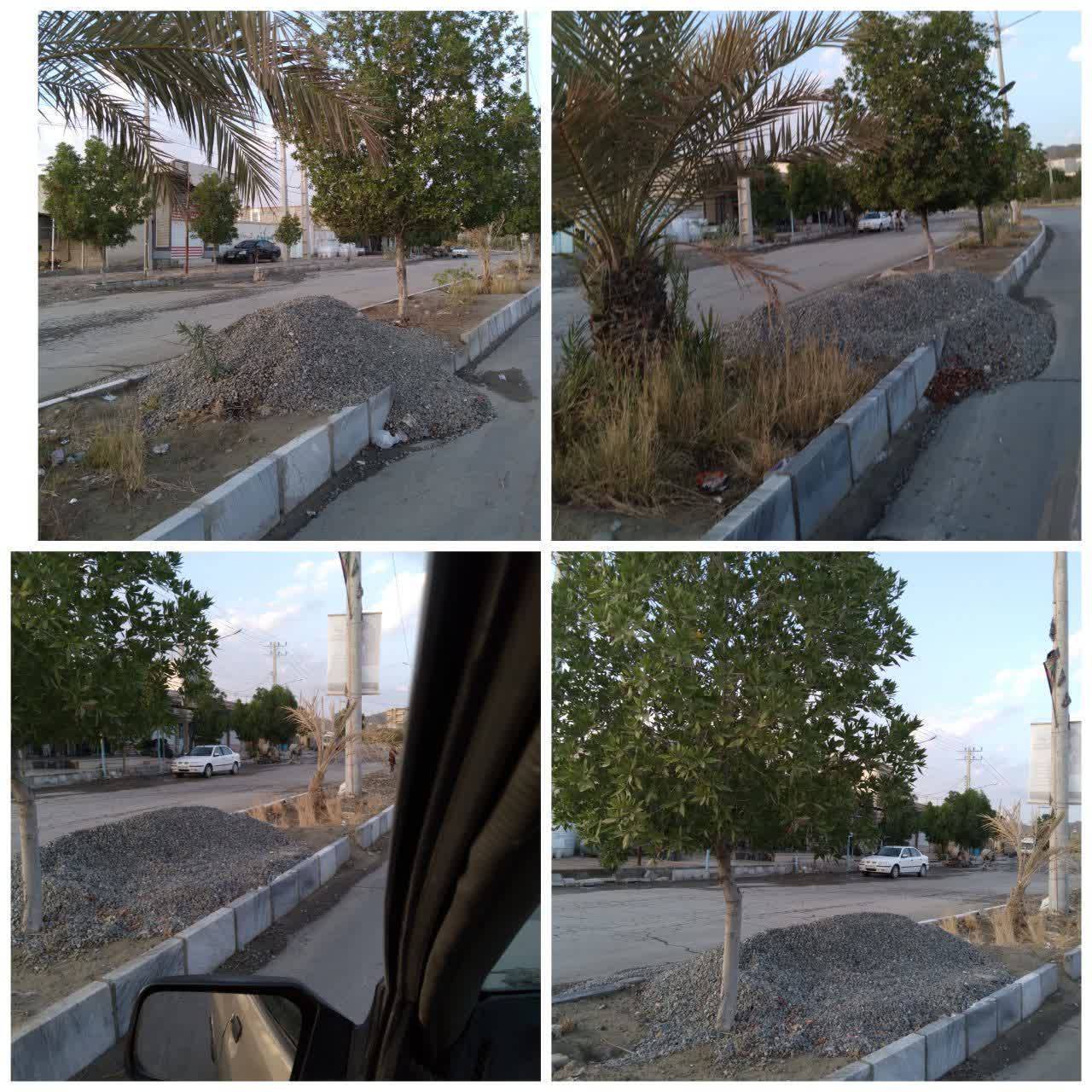 آلودگی محیط زیست در معابر شهرستان راسک