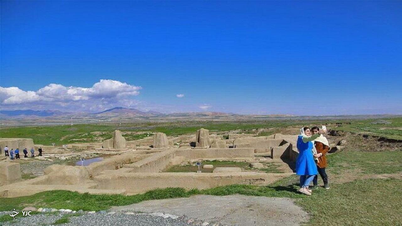 افزایش ۲۵ درصدی گردشگران پایگاه تاریخی حسنلوی نقده