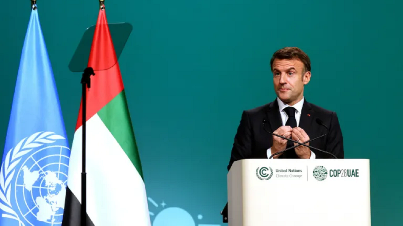 مكرون: براى تحقق هدف اسرائیل جنگ ۱۰ سال طول خواهد کشید