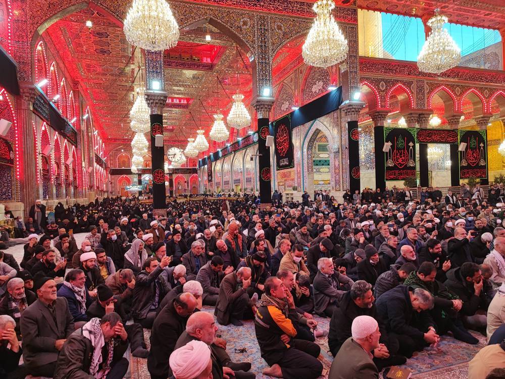مراسم عزاداری زائران امام حسین