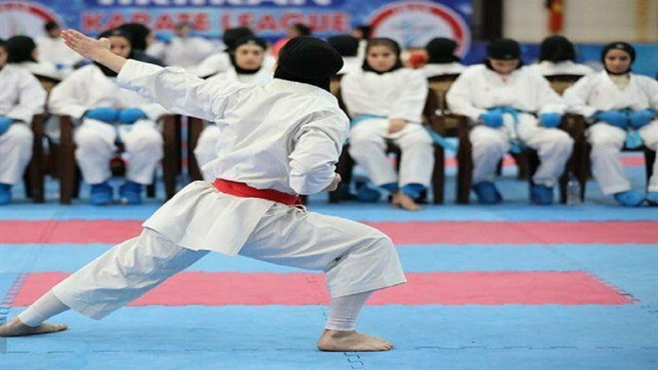 نایب قهرمانی مازندران در لیگ کاراته وان دختران ایران