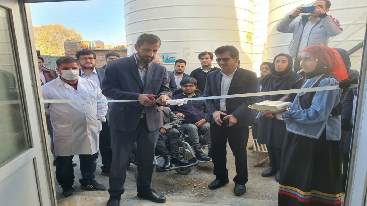 افتتاح یک واحد صنعتی در شهرک صنعتی تاکستان