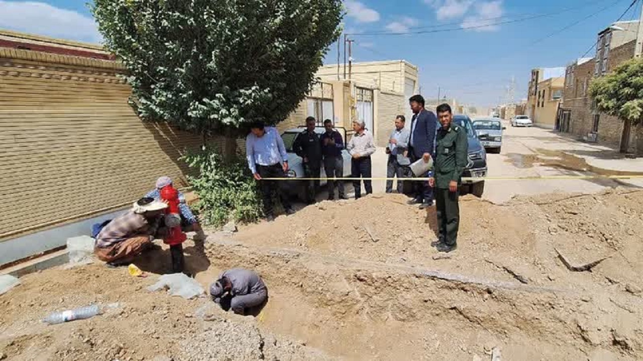 اصلاح بیش از ۶ کیلومتر از شبکه آبرسانی روستایی خاتم