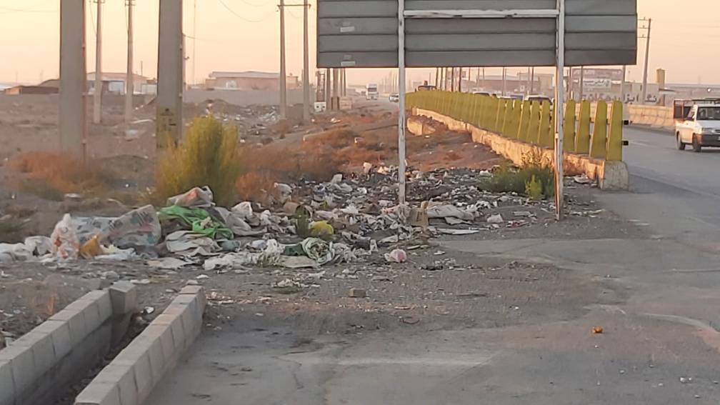 انباشت رباله در معابر گلسار