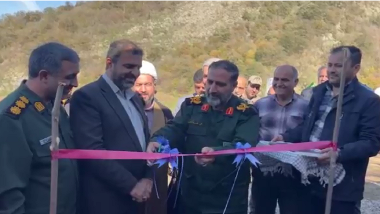 افتتاح طرح مخزن ۲۰۰ متر مکعبی آب شرب روستای زرین گل علی آبادکتول + فیلم