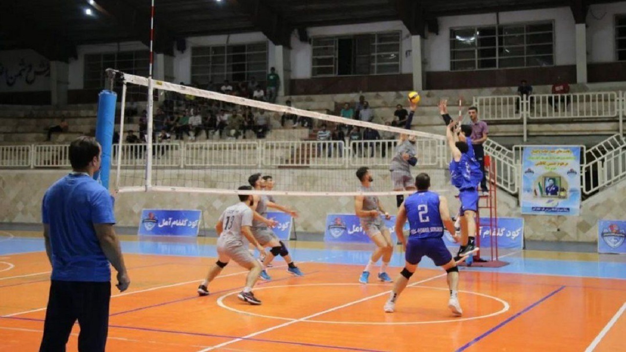 صعود مهرگان به صدر جدول لیگ دسته یک والیبال