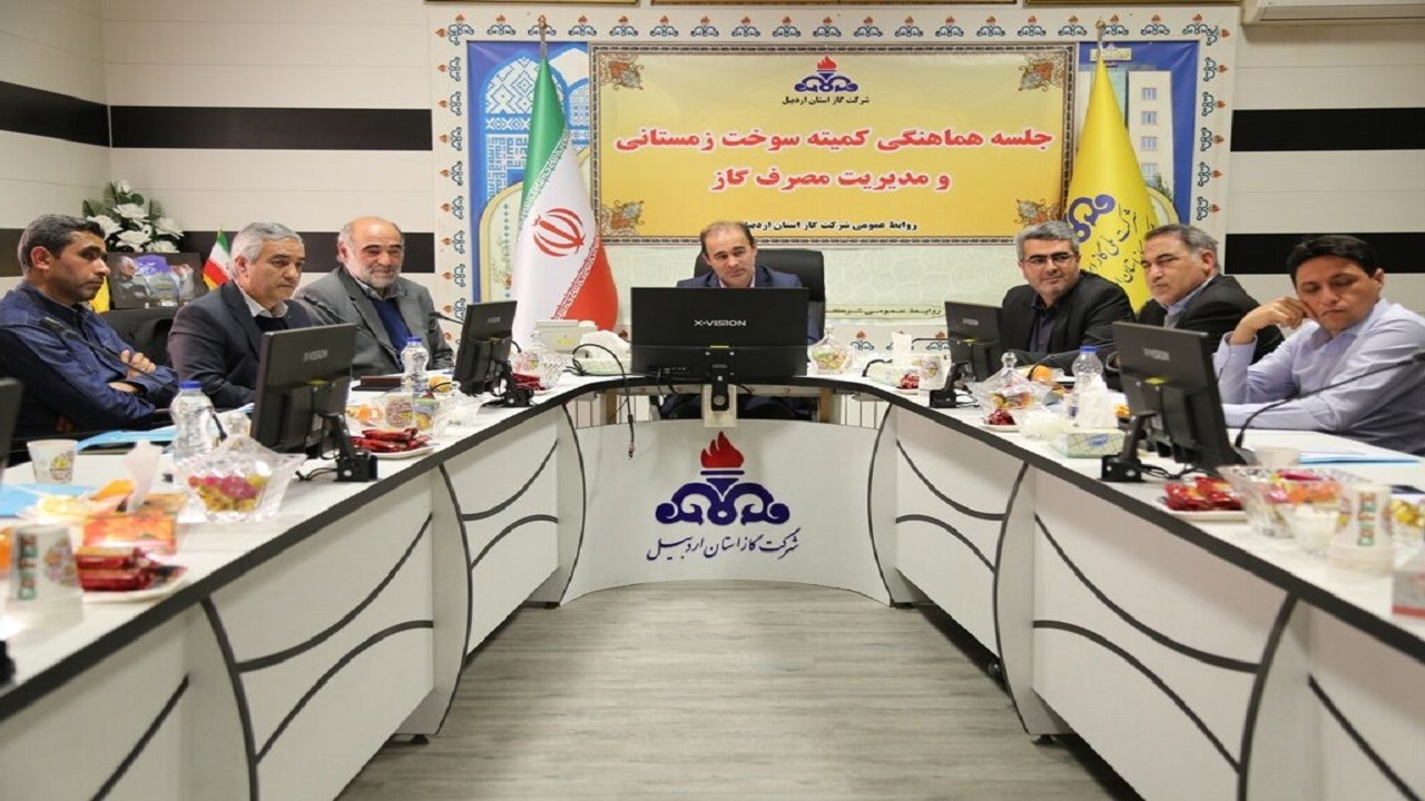 همکاری دستگاه‌های اجرایی اردبیل برای پایداری گاز در زمستان