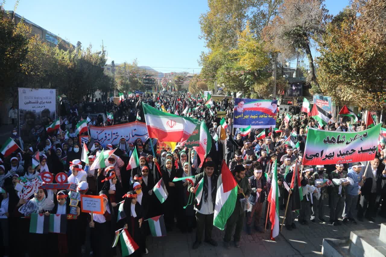 تداوم حمایت از فلسطین در استان مرکزی