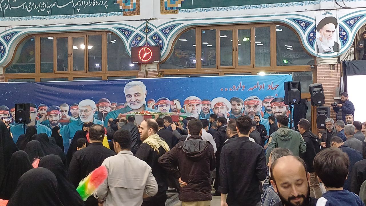 وداع با پیکر شهید یعقوبی امشب در رشت برگزار شد