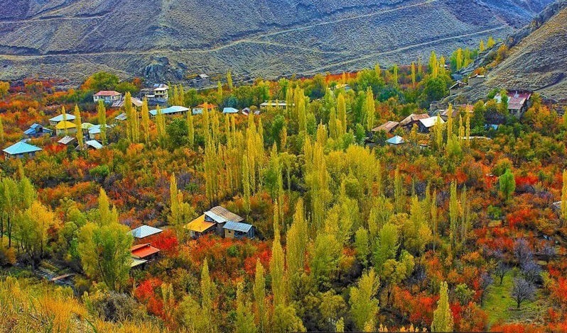 پاییز زیبای روستای کلوان را از دست ندهید
