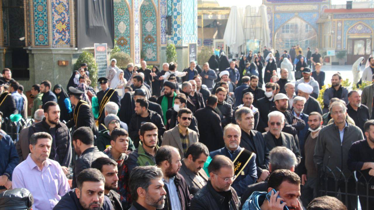 اجتماع مردم تهران در مراسم تشییع شهدای مدافع حرم