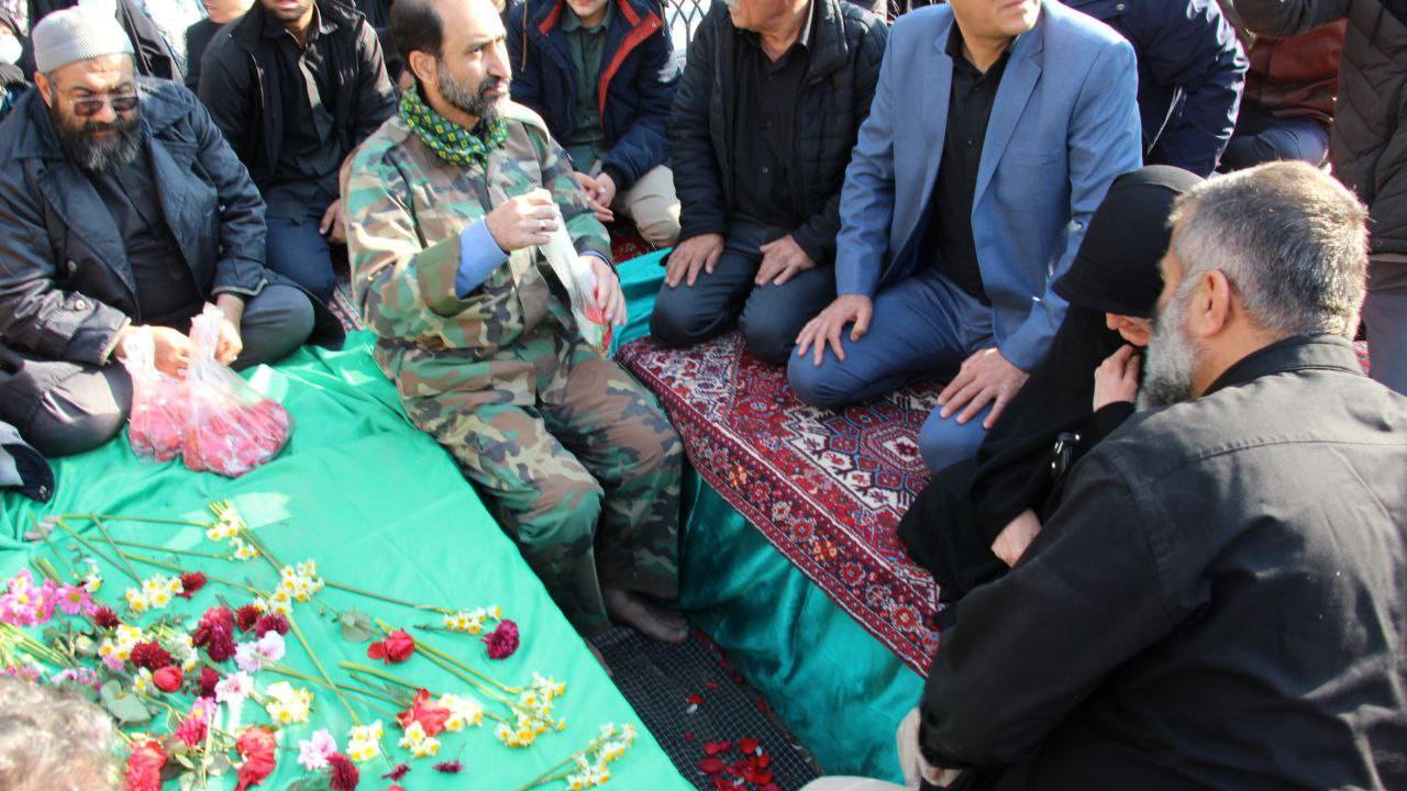 مراسم تشییع شهدا در تهران