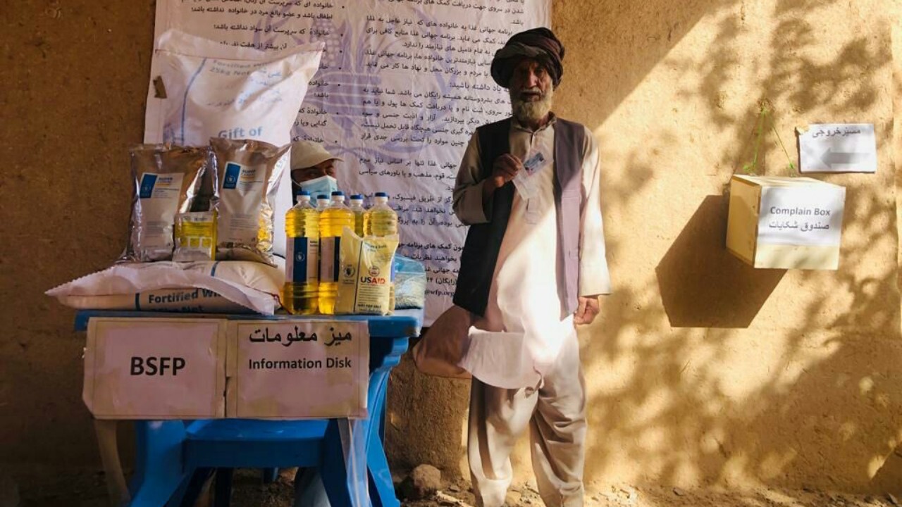 توزیع کمک های غذایی به بیش از ۴ هزار خانواده در افغانستان