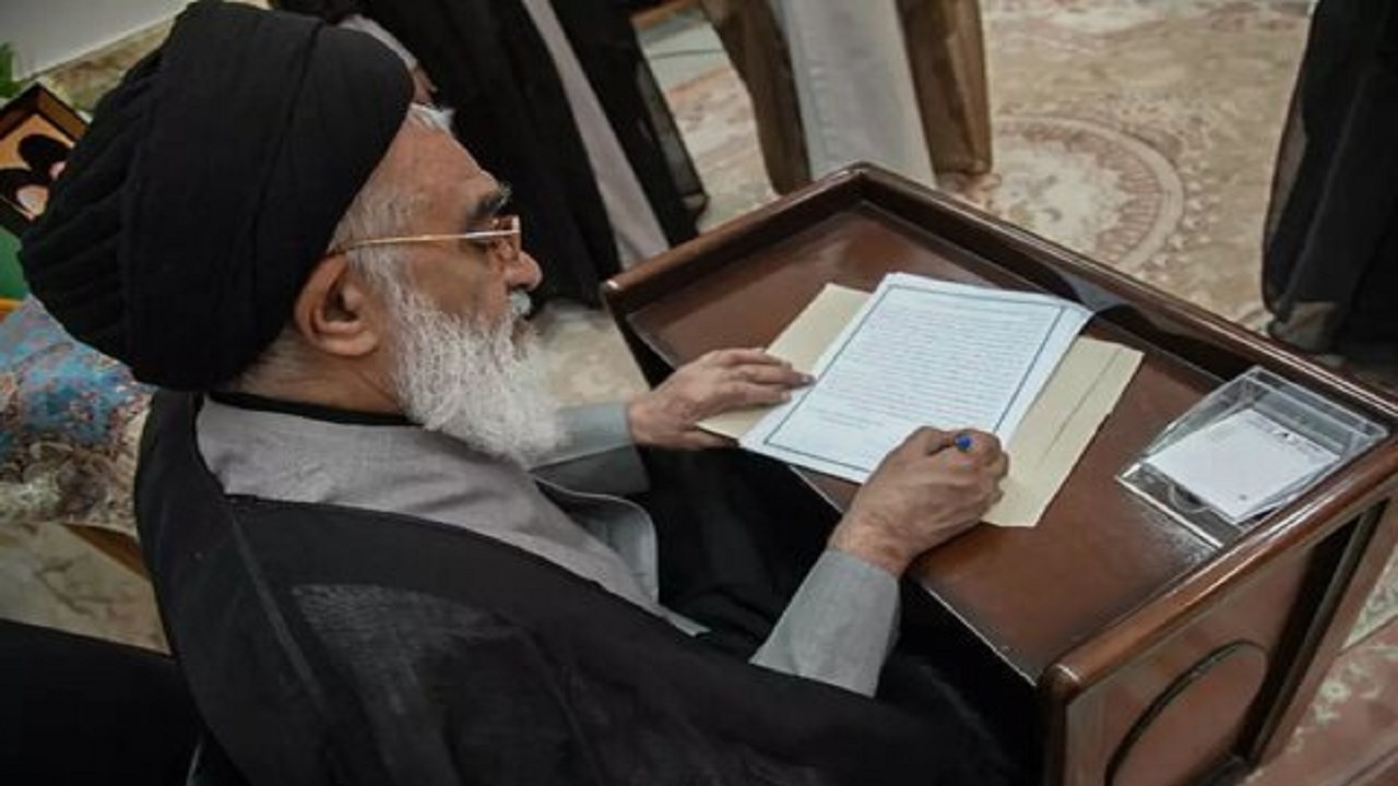 آیت‌الله سعیدی به آیت‌الله وحید خراسانی تسلیت گفت