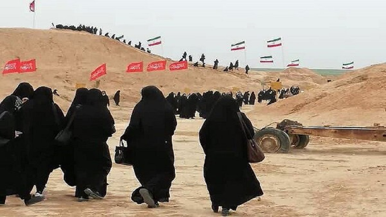 اعزام خادمان شهدای بسیج محلات خواهران انگوت و گرمی به اردوی راهیان نور + فیلم و تصاویر