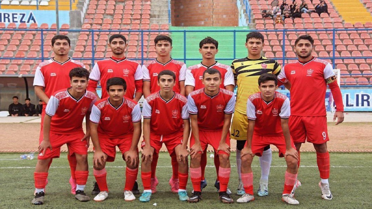 صدرنشینی شهروند نور و پرسپولیس قائمشهر در لیگ برتر فوتبال نونهالان کشور