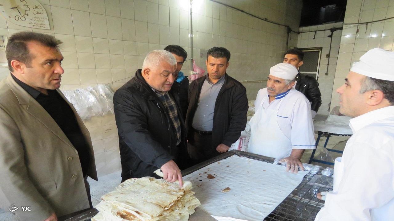 تداوم بازدید سرزده فرماندار ویژه مهاباد از نانوایی‌های سطح شهر