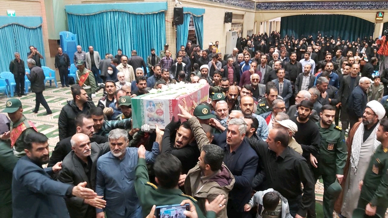 برگزاری مراسم وداع با شهید امنیت در گرگان