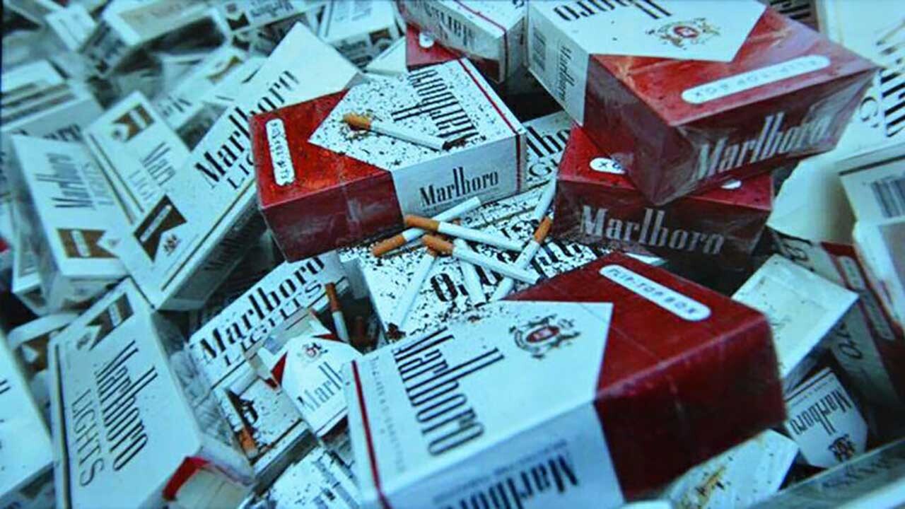 کشف سیگار قاچاق در بندرلنگه